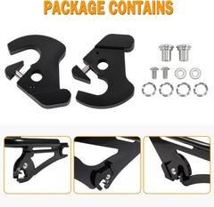Detachable Mounting Luggage Rack Latch Clips